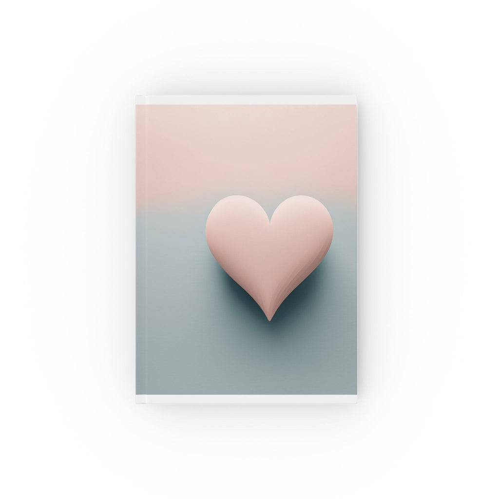 Hardback Journal with Minimalist Love Heart Design