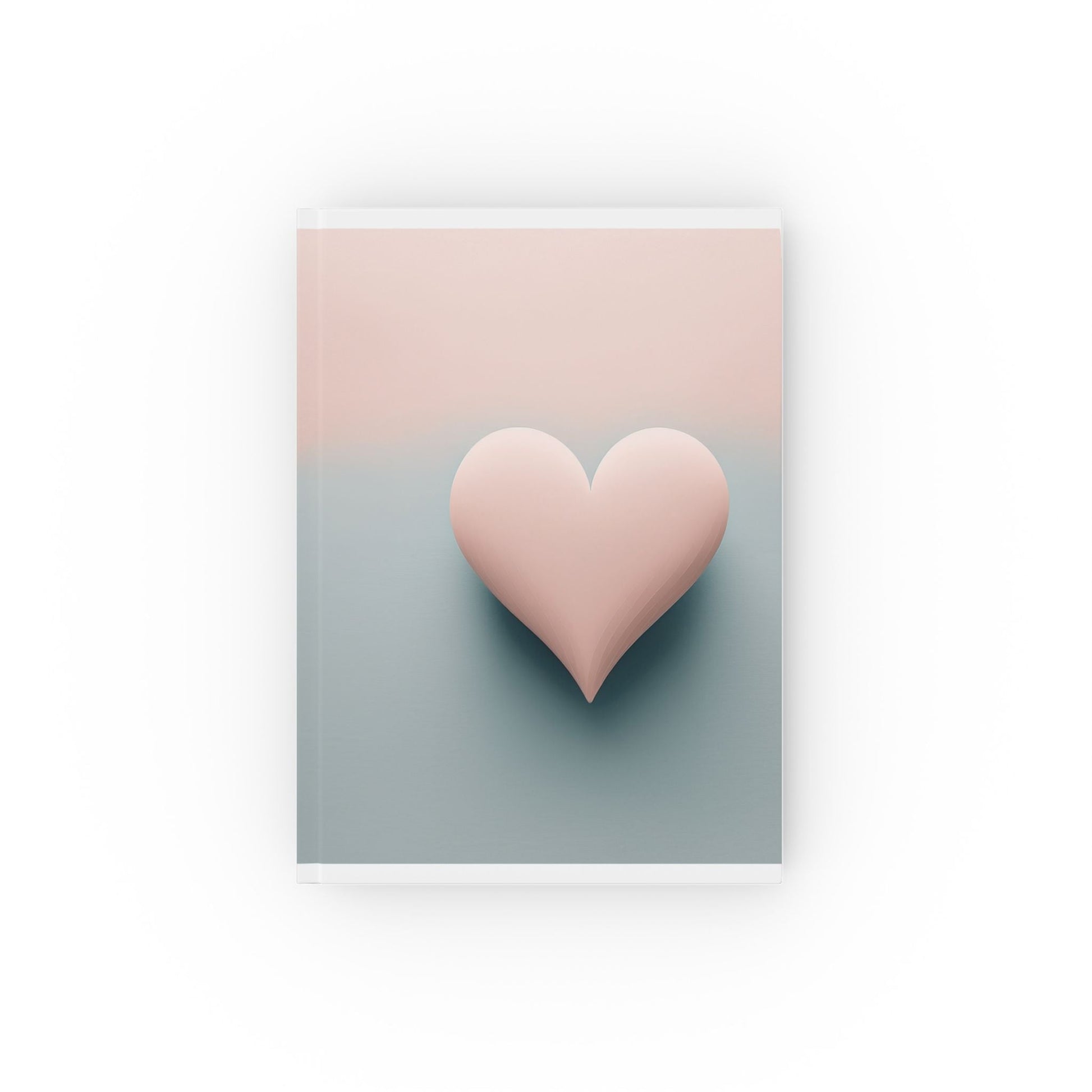 Hardback Journal with Minimalist Love Heart Design