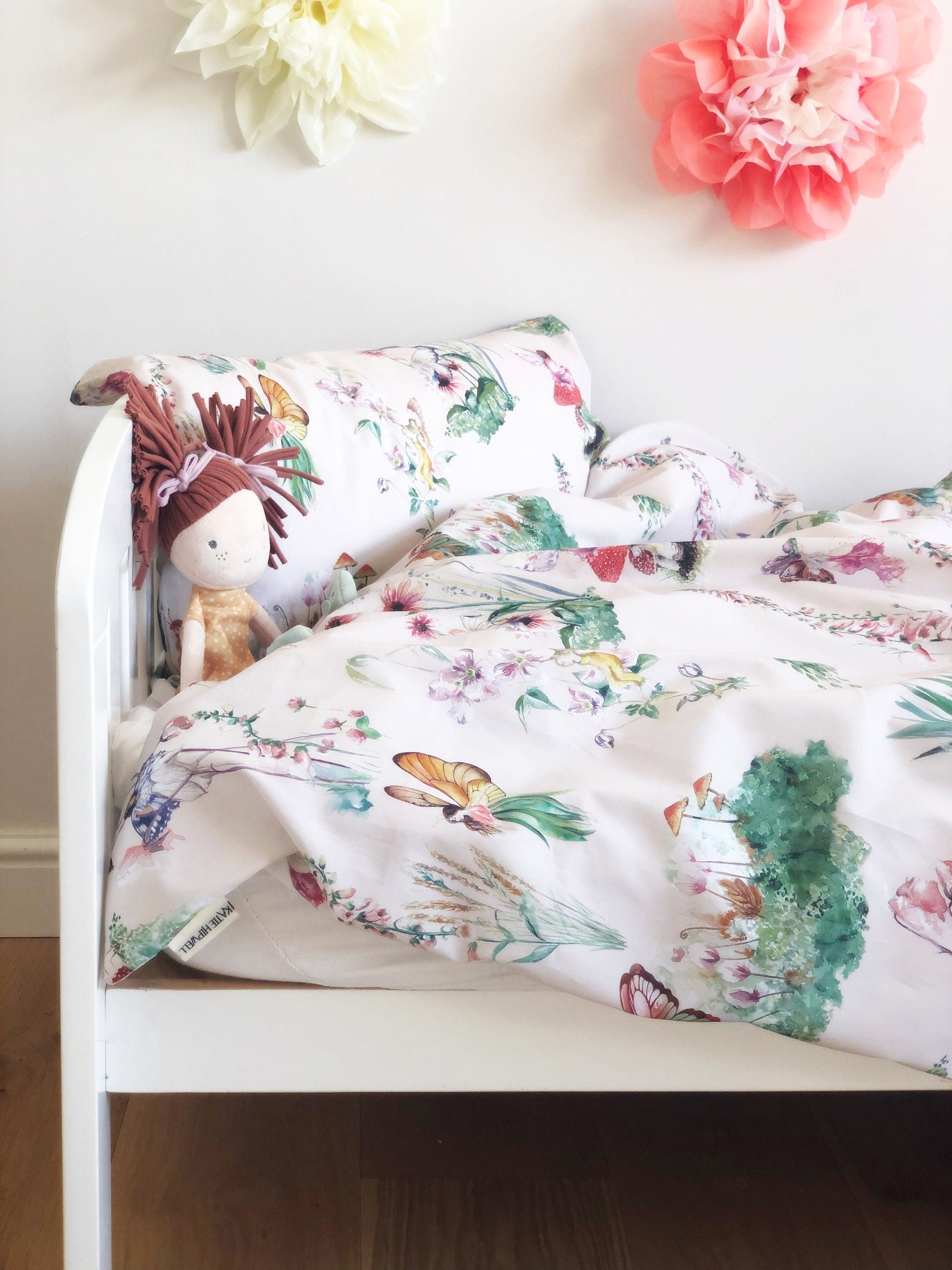 Fairy Garden Children's Bedding Set for Toddler and Single Beds