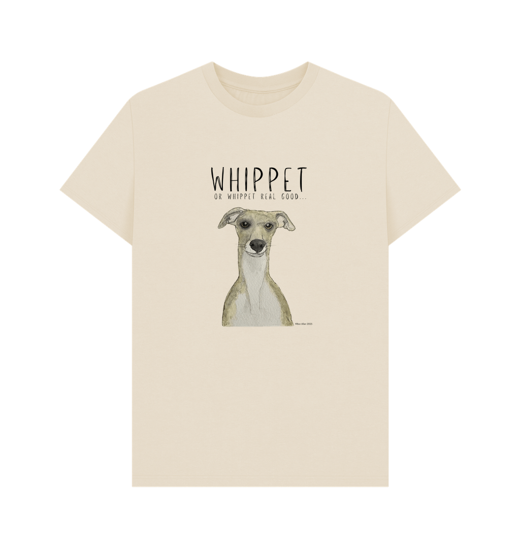 Organic Cotton Whippet Lover Tee Ethical and Soft