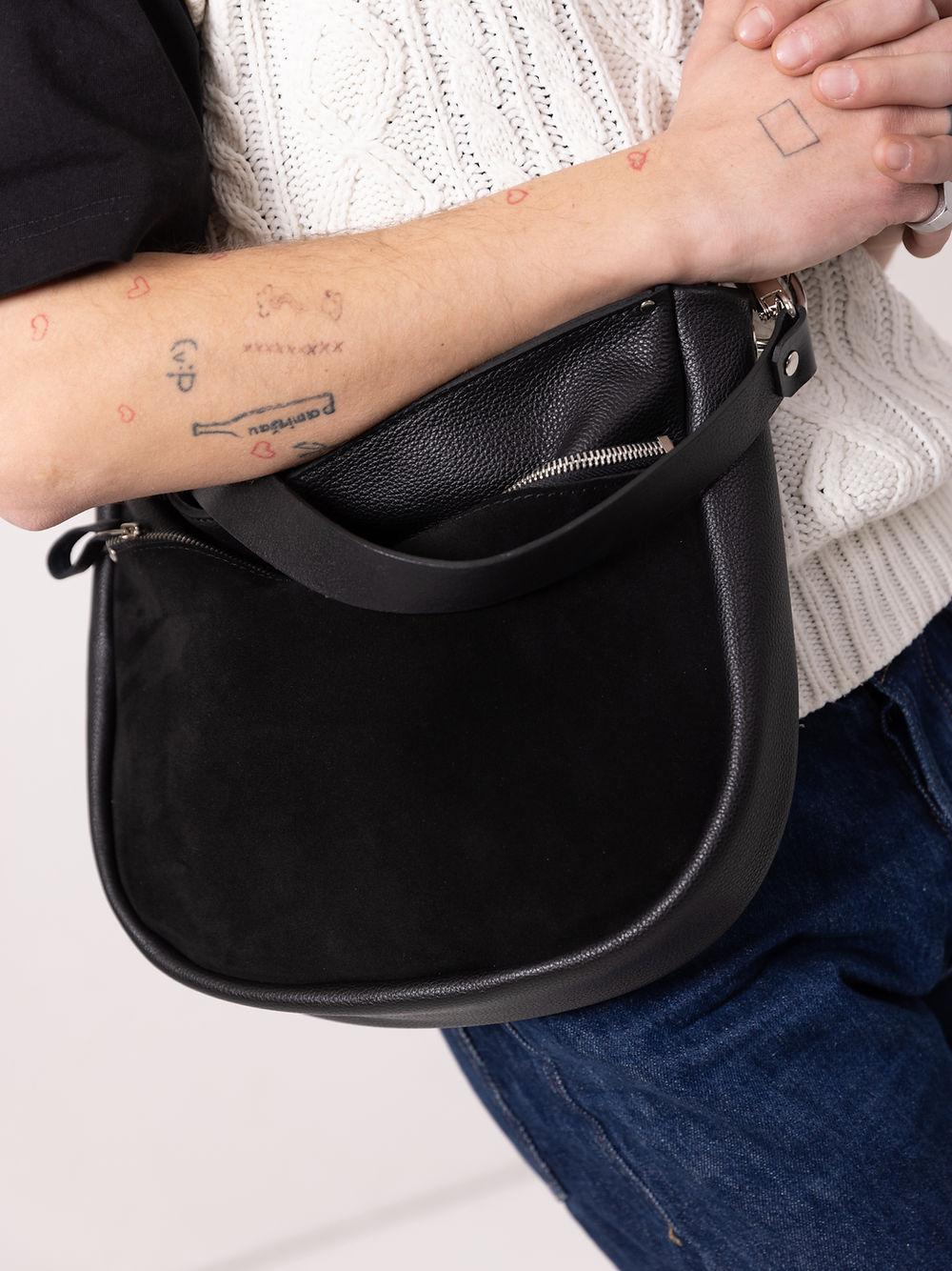 Handmade STELLA Leather Handbag – Versatile & Stylish by TOKS VISOKS at www.brixbailey.com