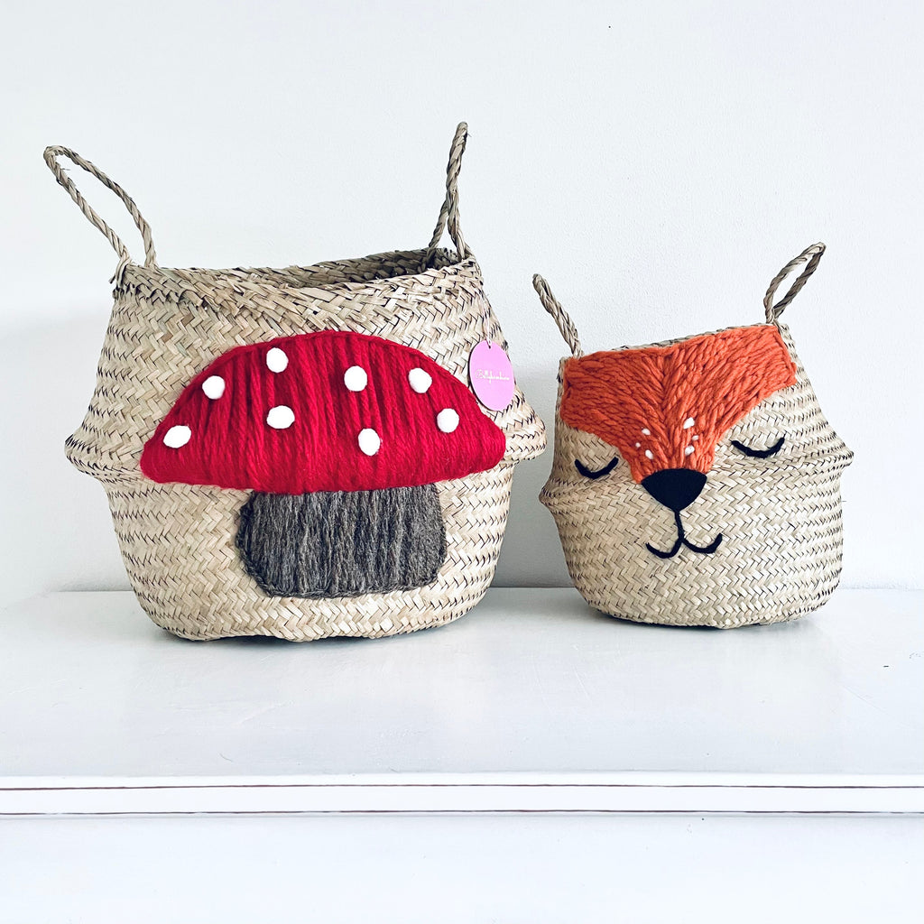 Toadstool basket - large