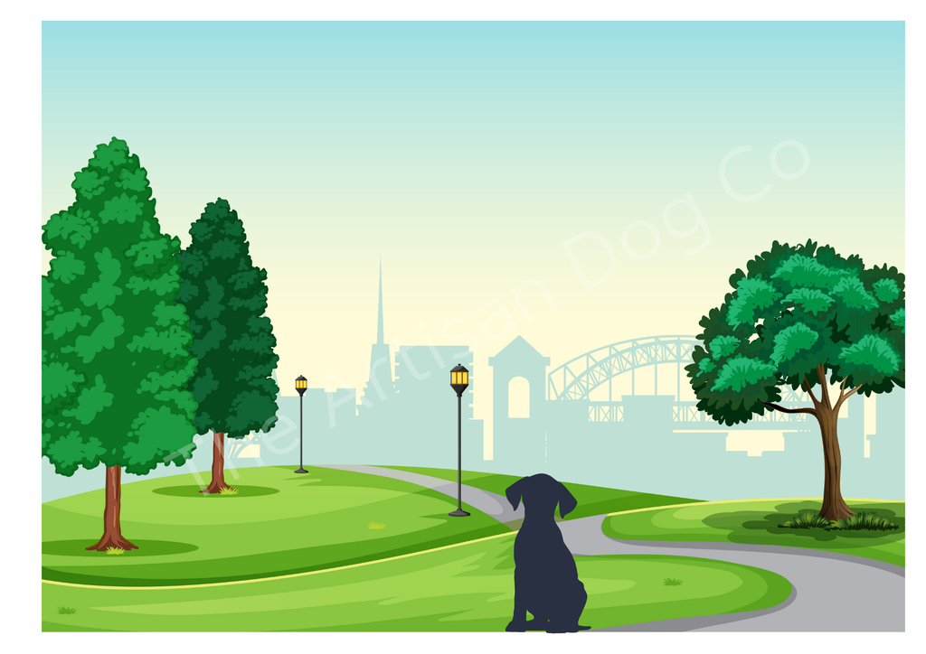 Dog in Nature Prints A4 and A3 Landscape