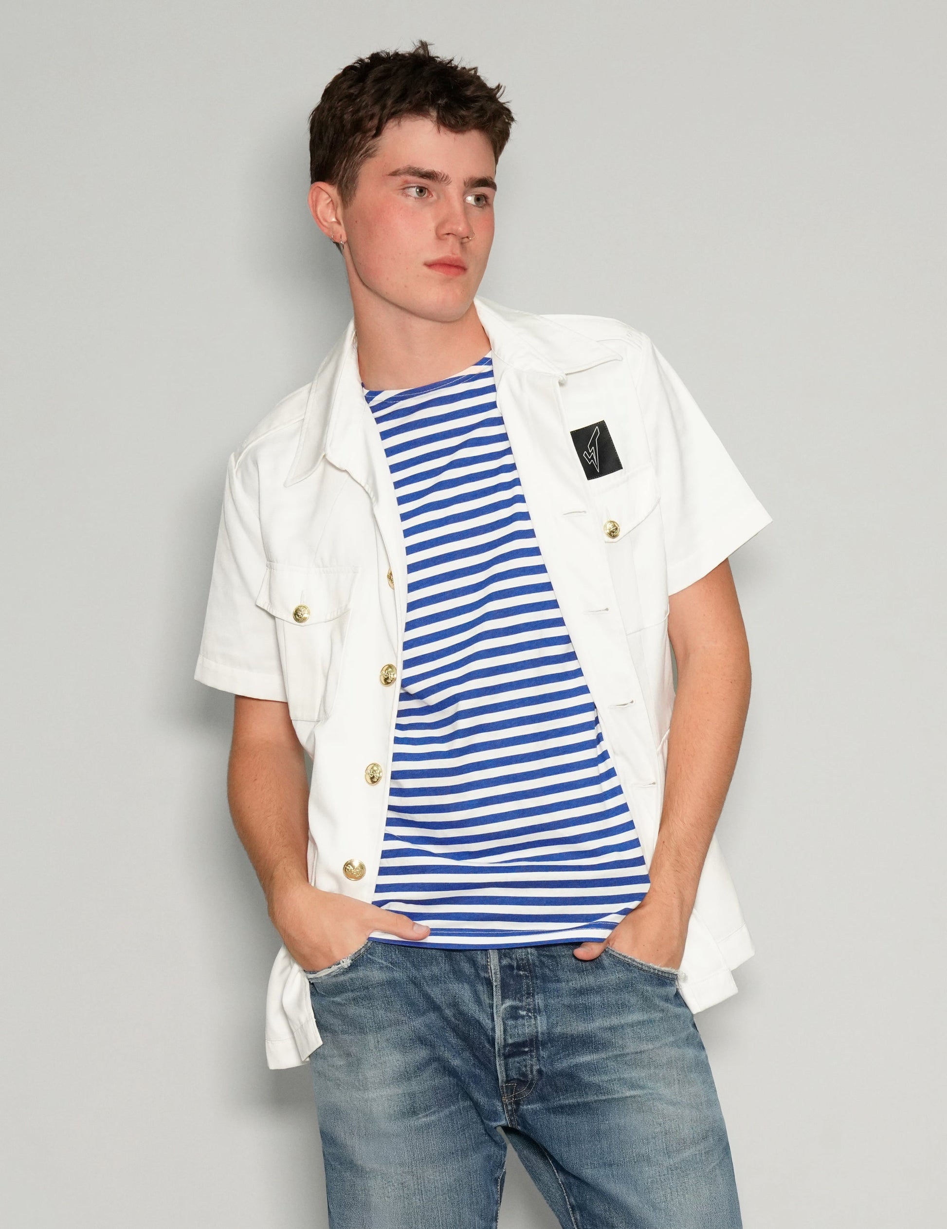 Tropical Officers Dress Shirt