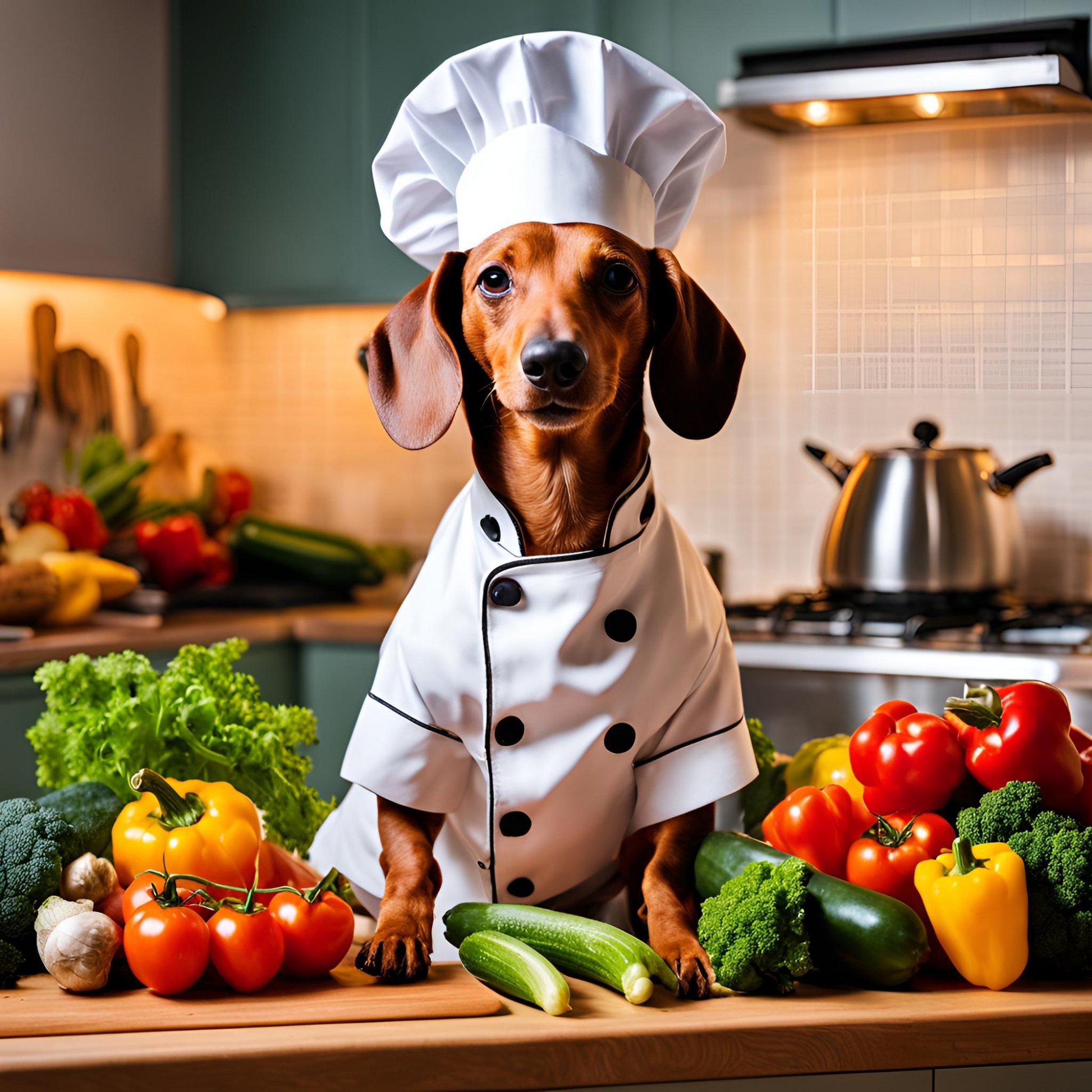 The Dachshund Tea Towel Long Dog Big Attitude