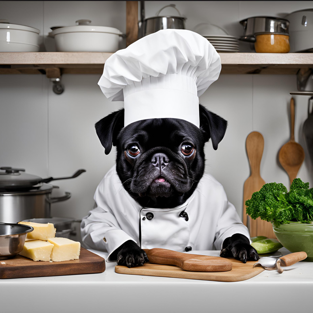 Pug Power Tea Towel in Teal