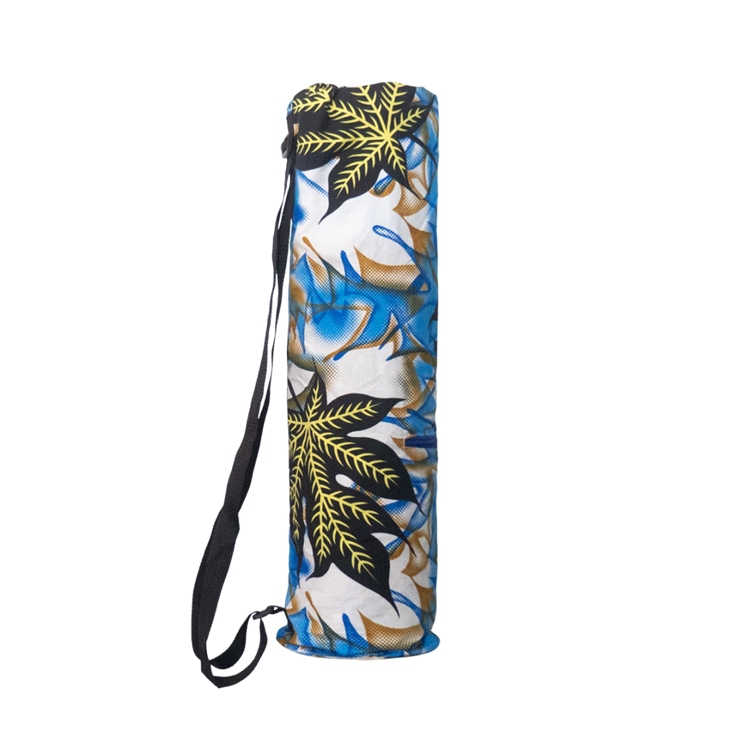 Handmade Yoga Bag in African Wax and Cotton