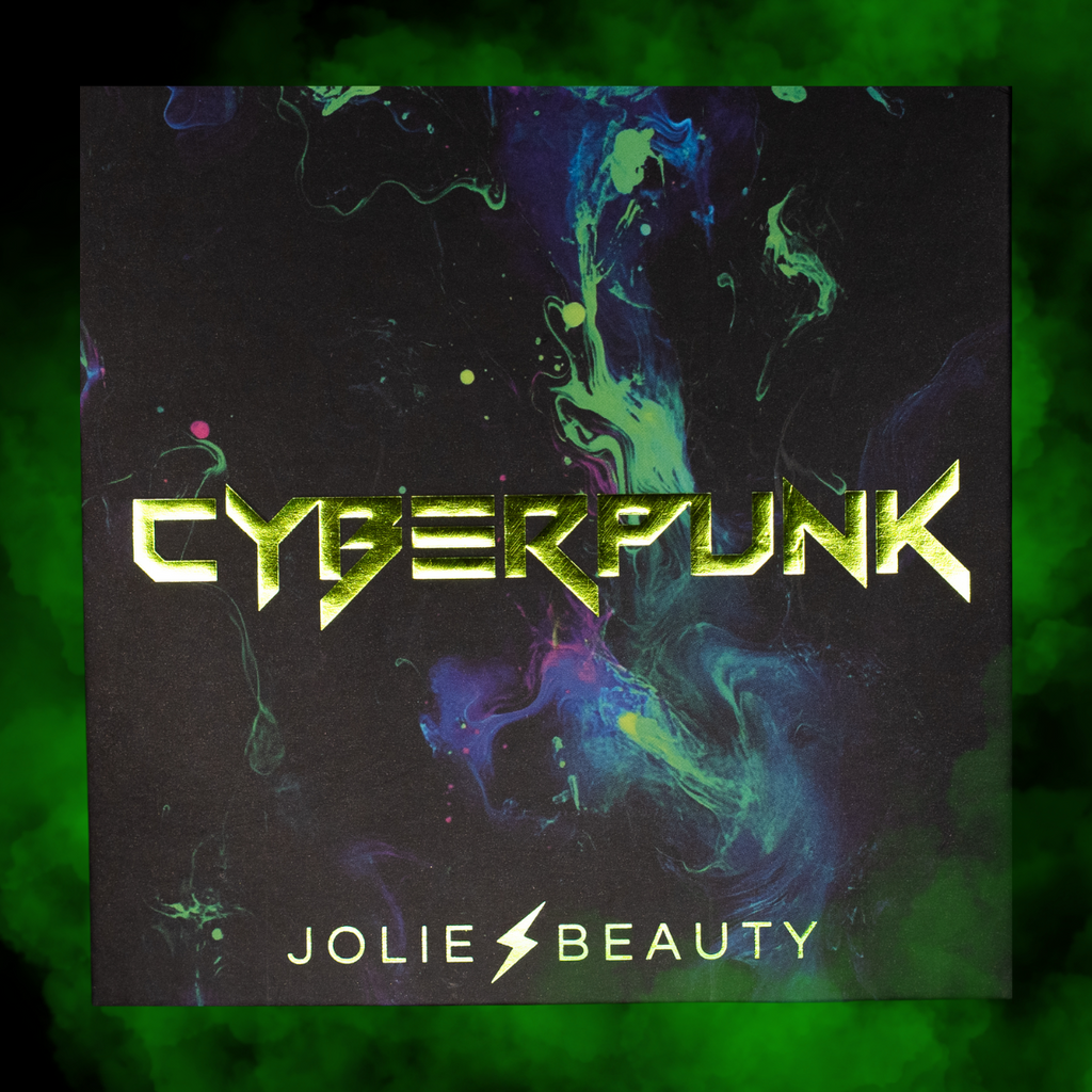 Cyberpunk Neon Eyeshadow Palette UV Reactive