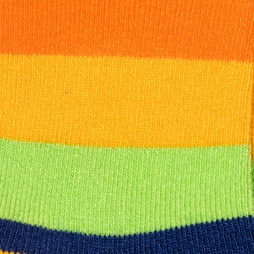 Rainbow Stripe Matching Bamboo Socks for Adults and Children