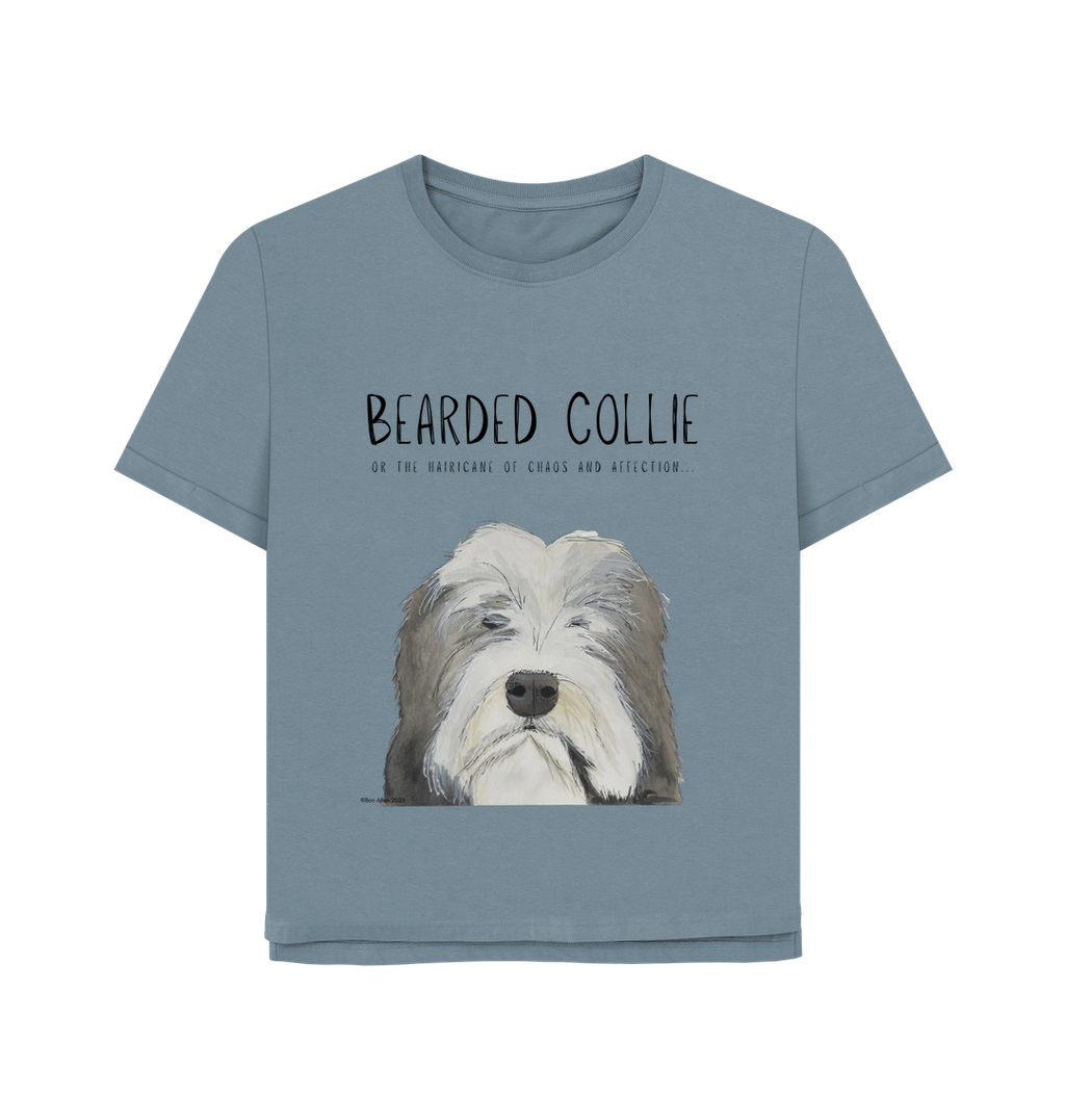 The Hairicane Bearded Collie Relaxed Fit Tee