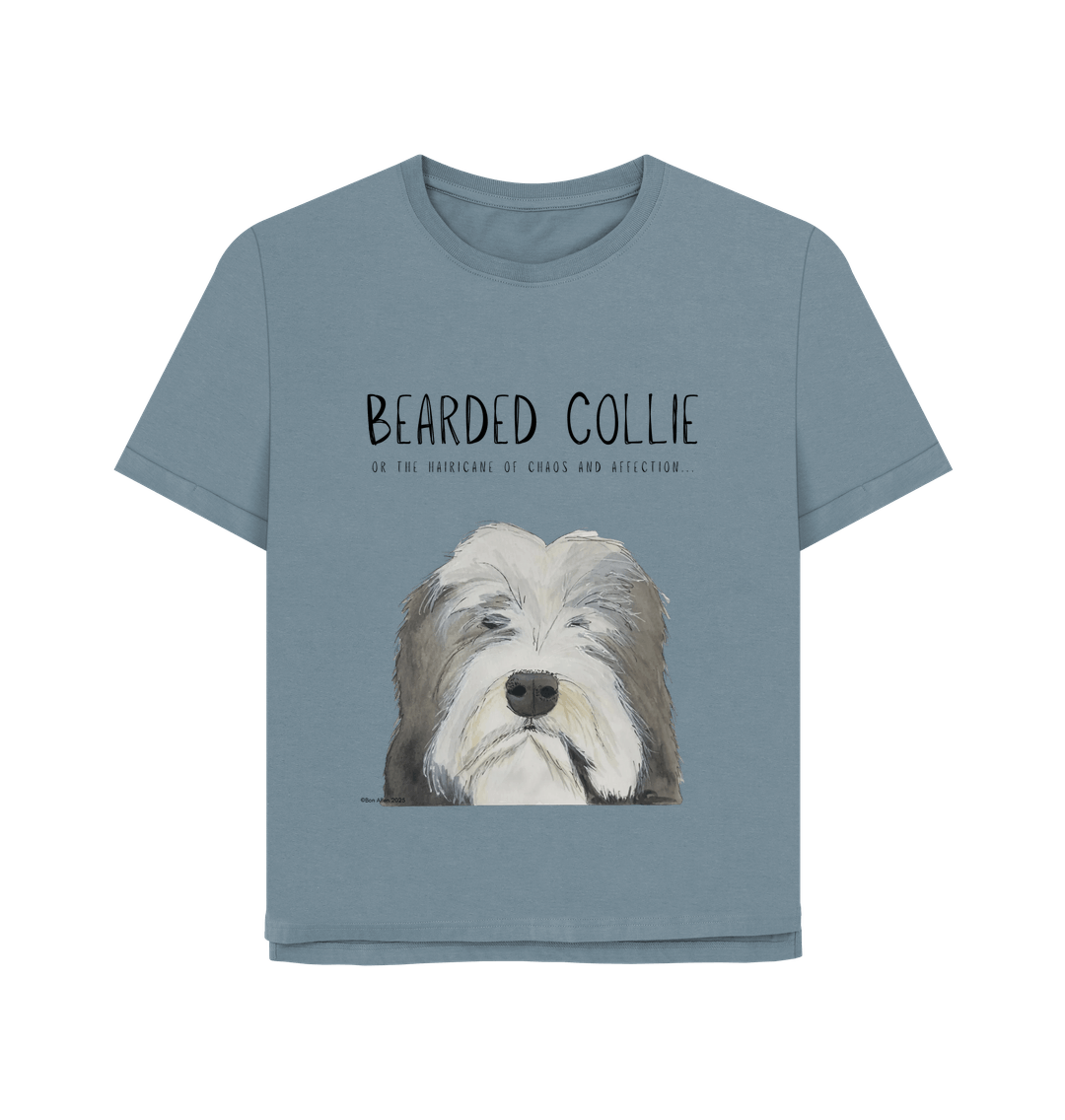 The Hairicane Bearded Collie Relaxed Fit Tee