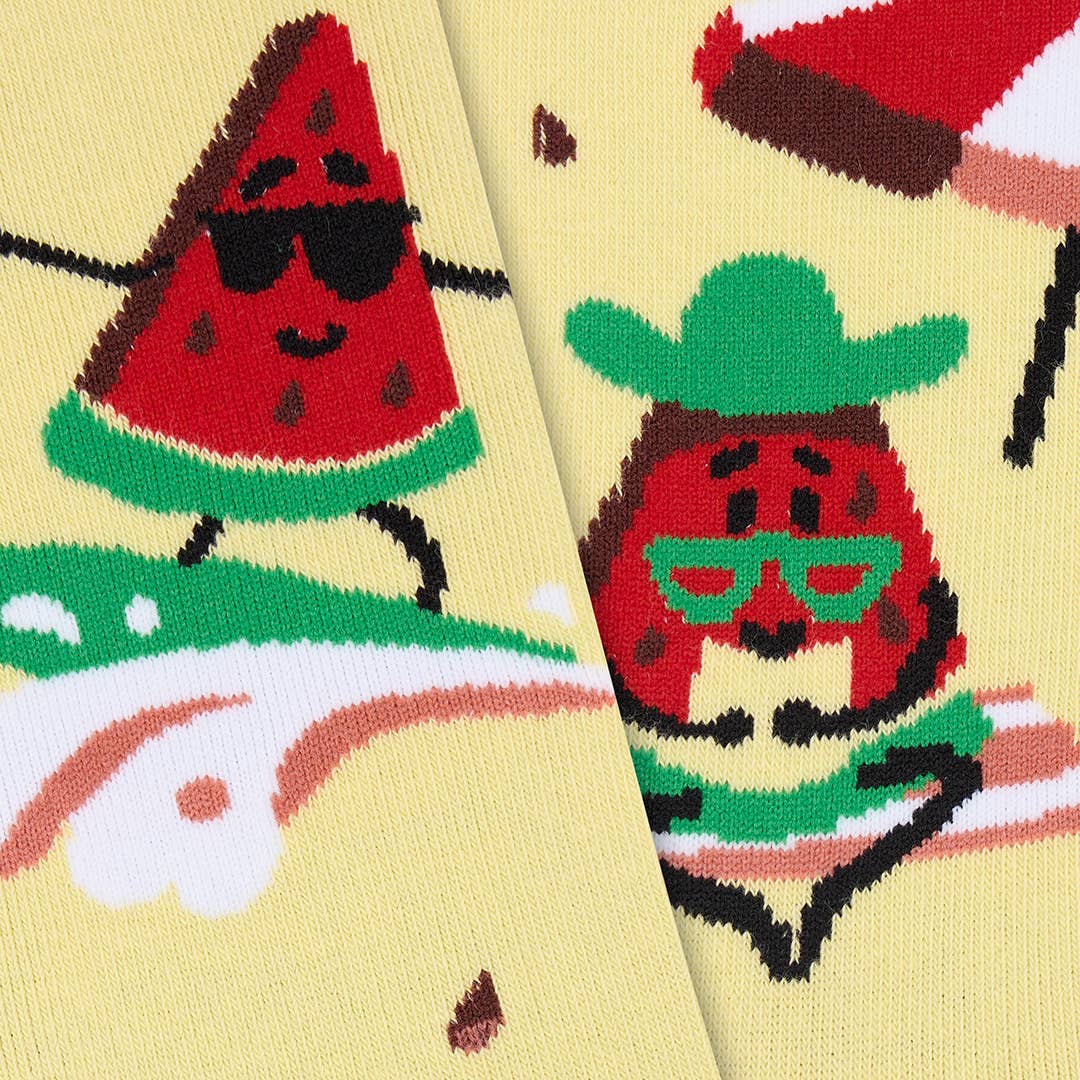 One in a Melon Watermelon Socks
