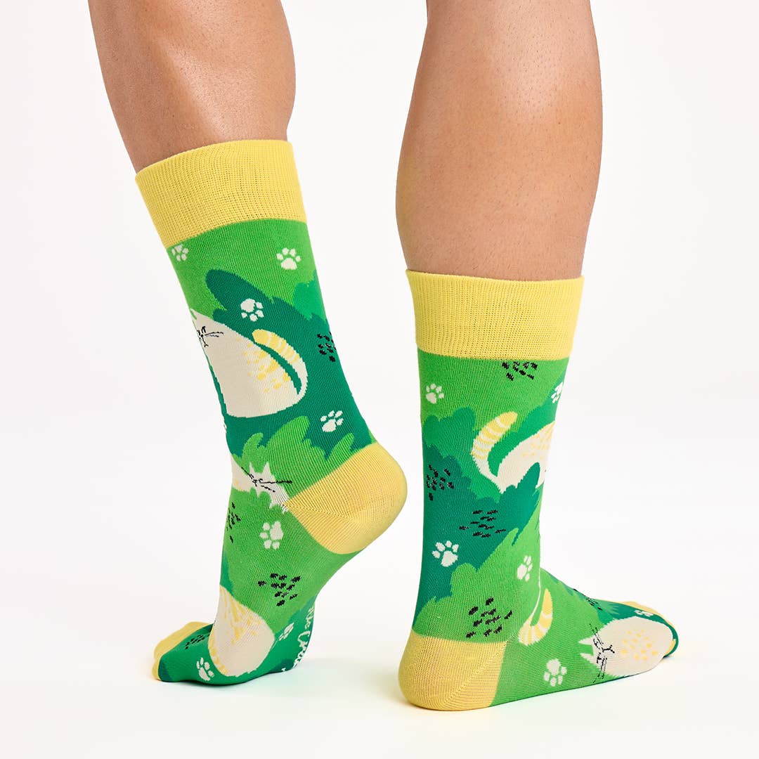 Cattitude in the Canopy Socks