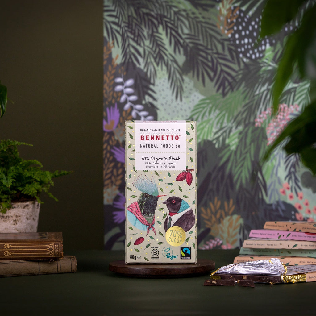 70 Percent Organic Dark Chocolate Bar