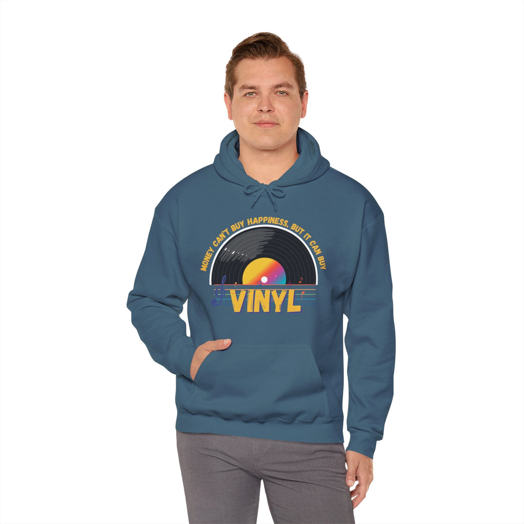 Money Can't Buy Happiness But It Can Buy Vinyl Men's Hoodie