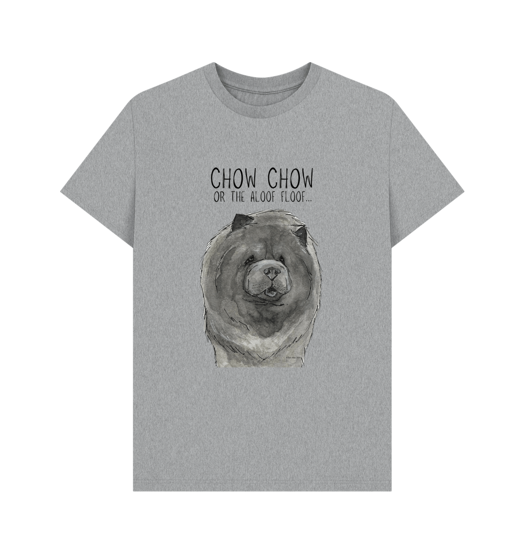 Blue Chow Chow Men's T-Shirt with Aloof Floof Design