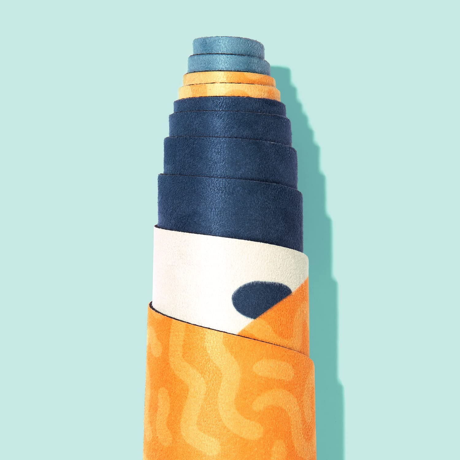 Downward Frog Printed Yoga Mat for Hot Yoga Bikram and Pilates