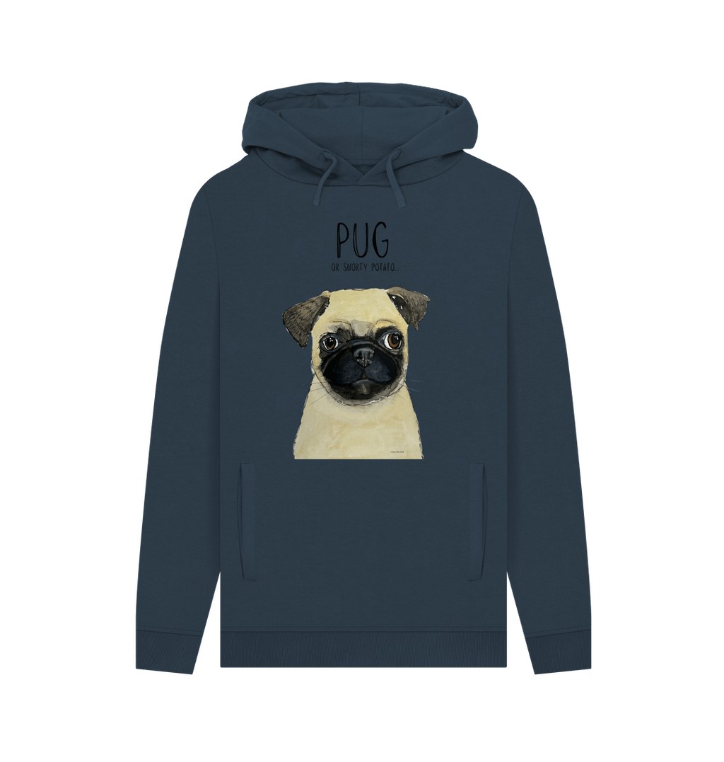 Snorty Potato Men's Hoodie Cozy Funny Pug