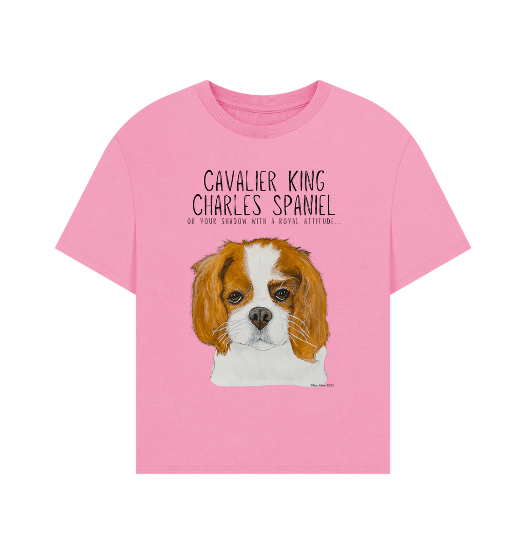 Bow Down Darling Sustainable Women's Tee with Cavalier Queen Vibes