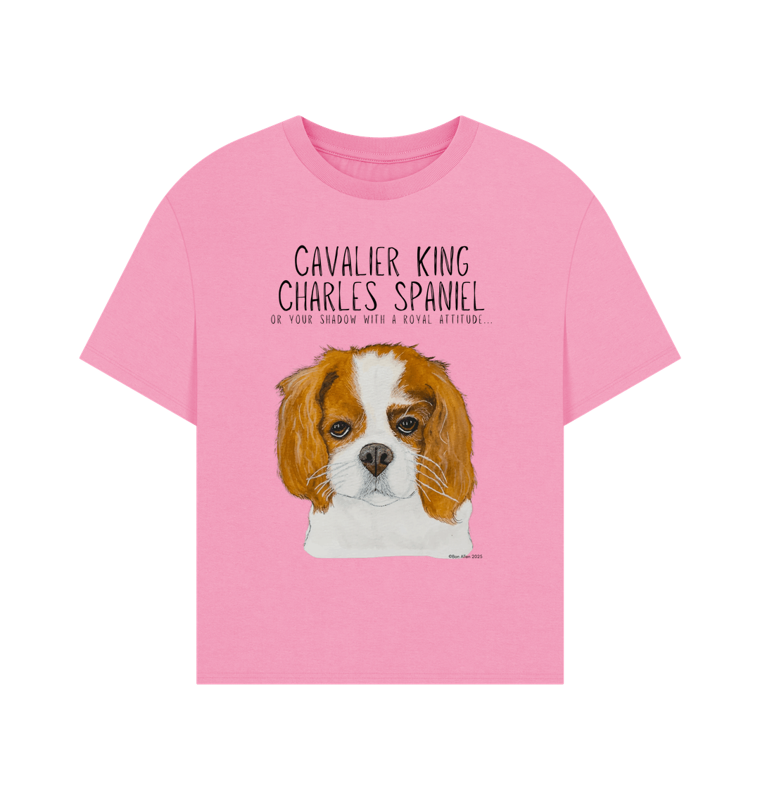 Bow Down Darling Sustainable Women's Tee with Cavalier Queen Vibes