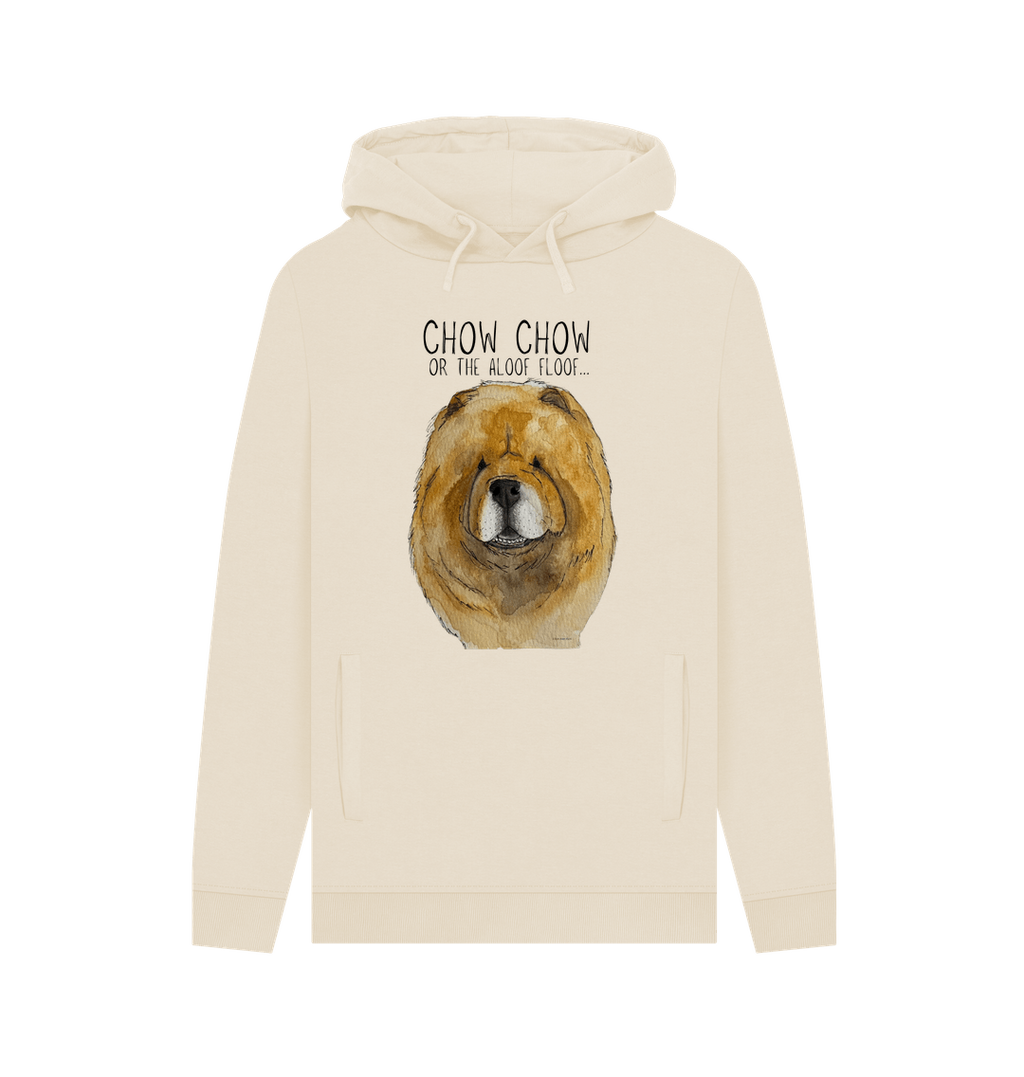 Red Chow Chow Men's Hoodie with Pocket Detail