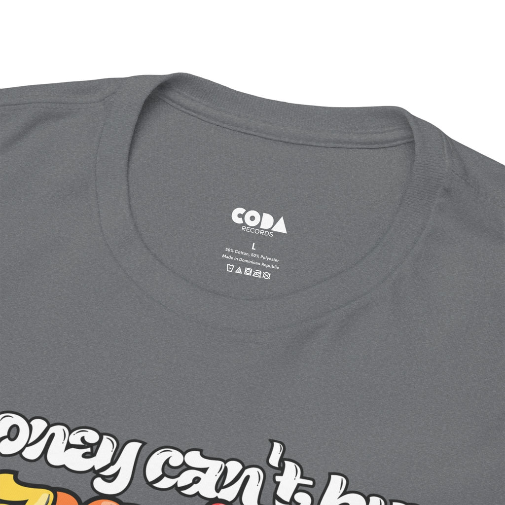 Money Can't Buy Happiness Men's Vinyl Record T-Shirt