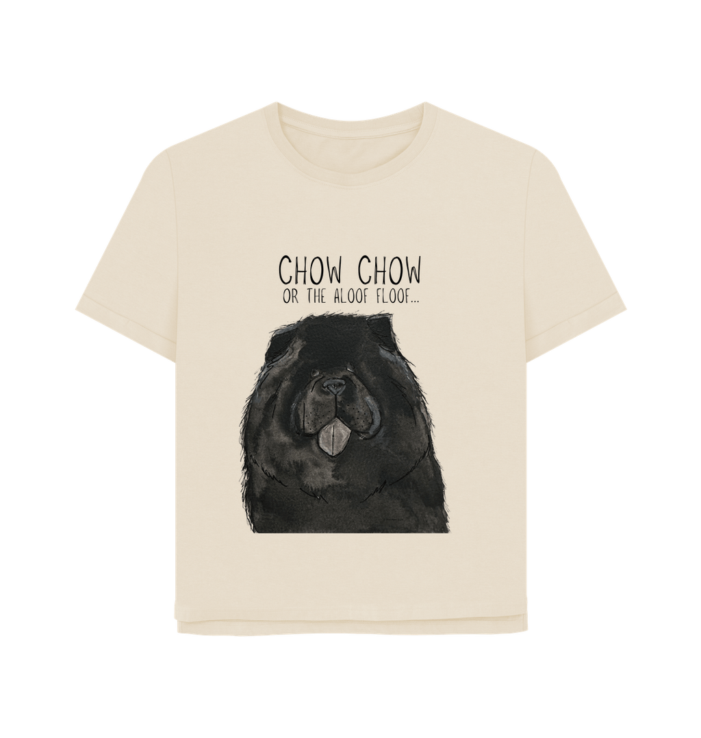 Black Chow Chow Women's Relaxed Fit T-Shirt The Aloof Floof