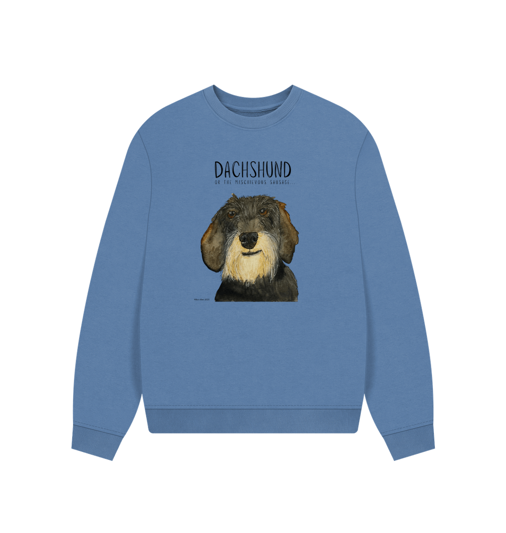 Wire Haired Dachshund Oversized Sweatshirt