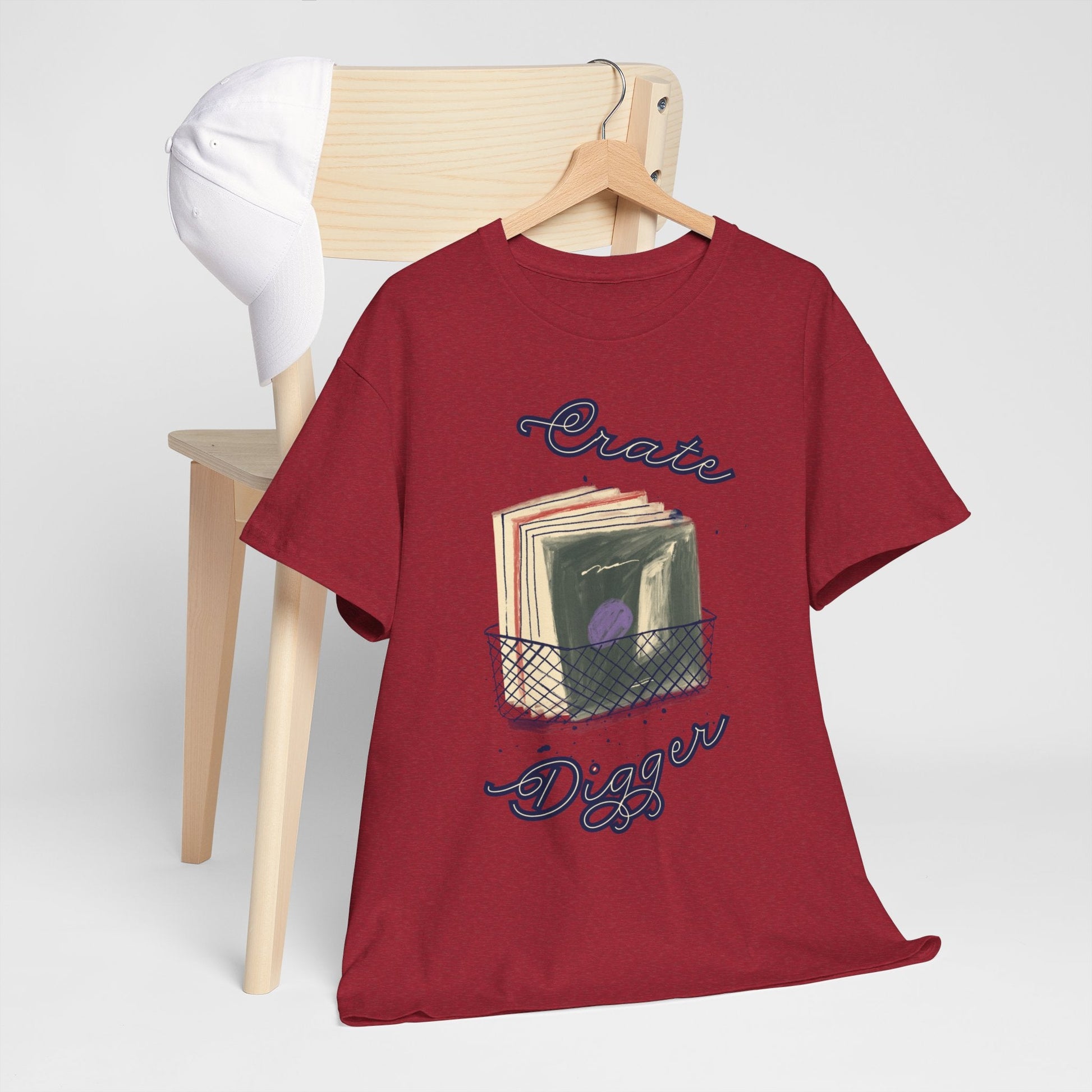 Crate Digger Vinyl Records Men's T-Shirt