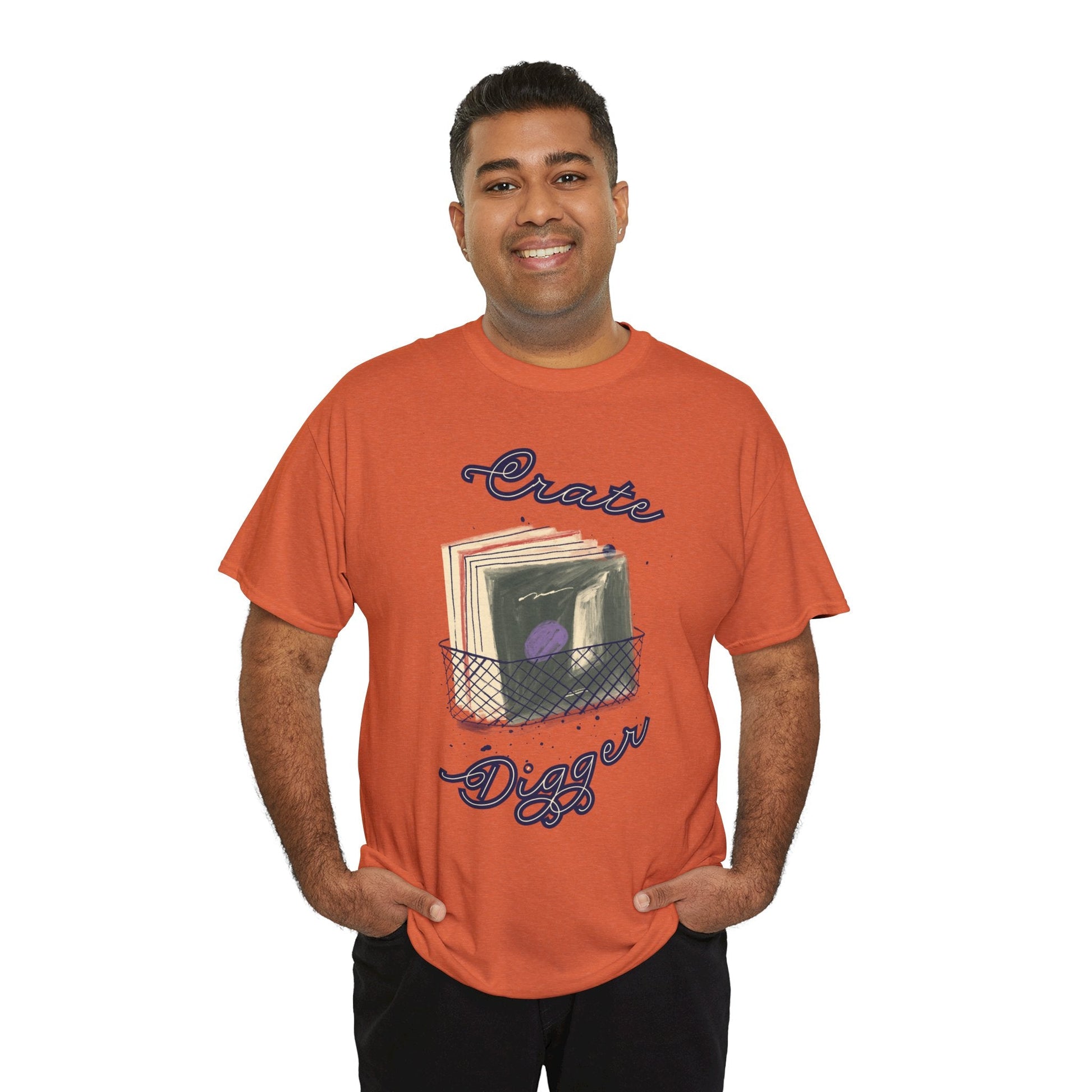 Crate Digger Vinyl Records Men's T-Shirt