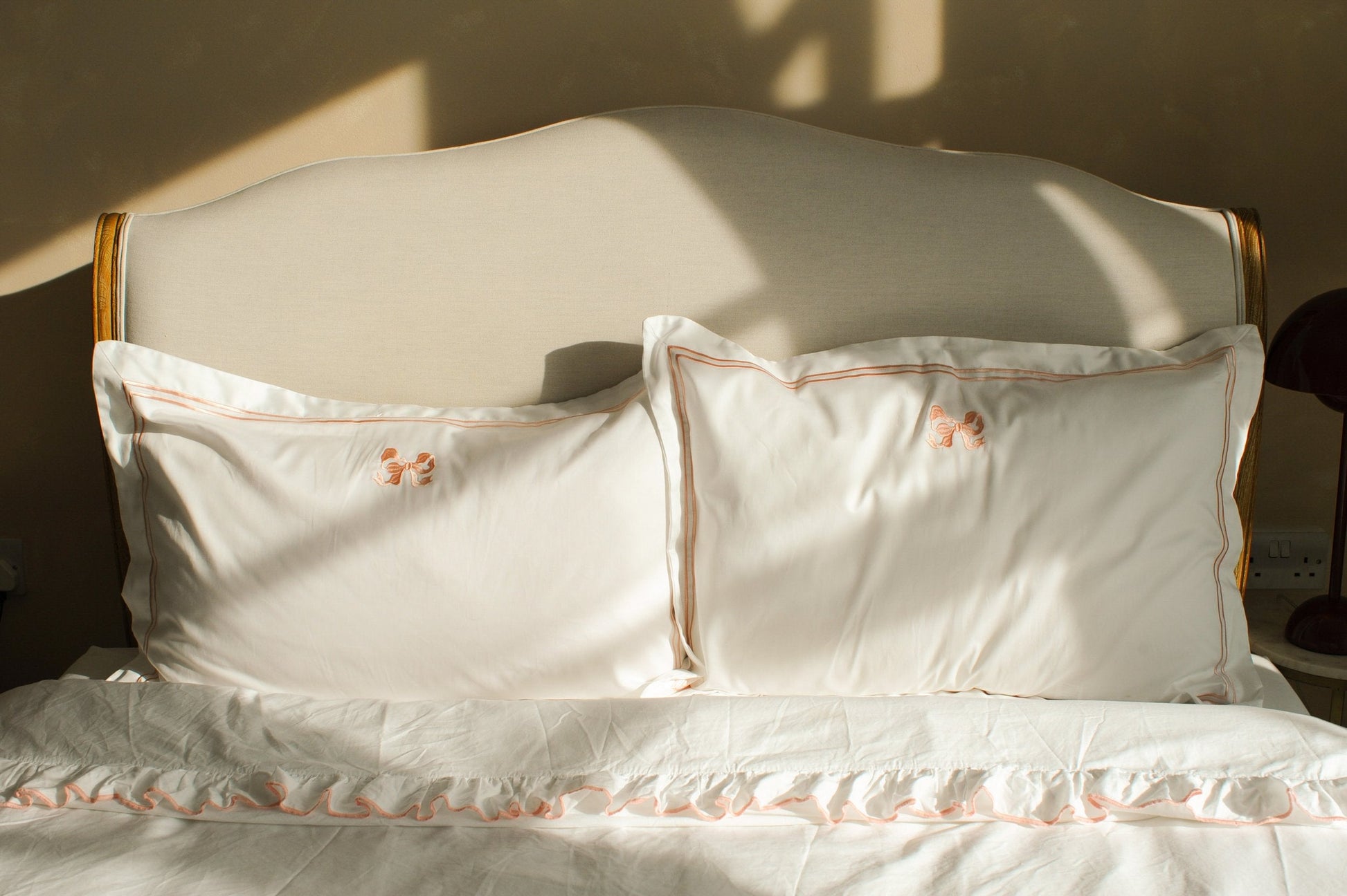 Arabella Bow Oxford Pillowcase Pair