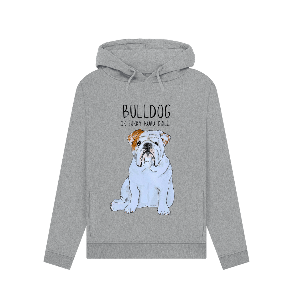 Bulldog Women's Hoodie in Soft Organic Cotton