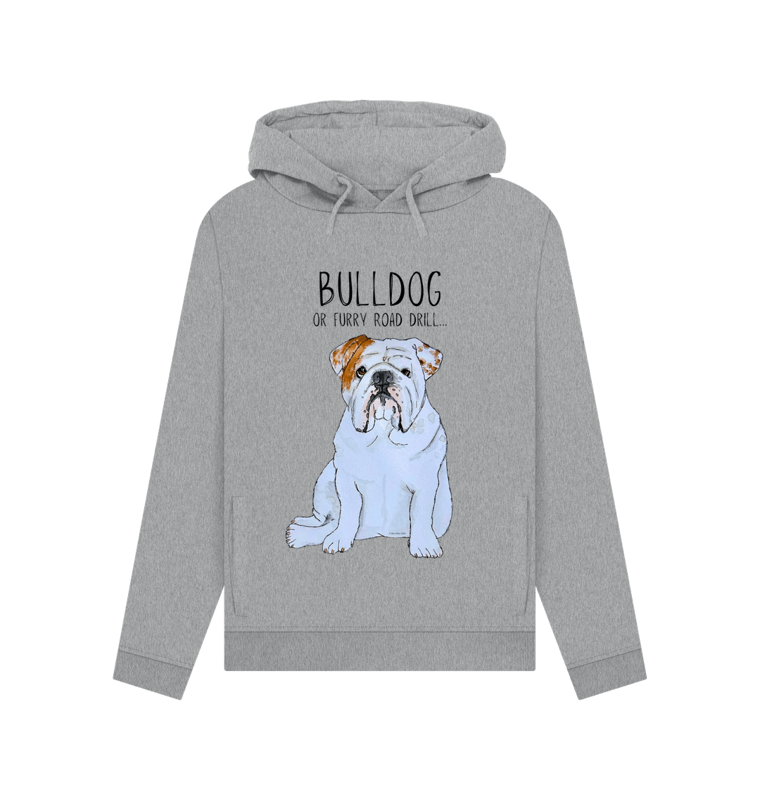 Bulldog Women's Hoodie in Soft Organic Cotton