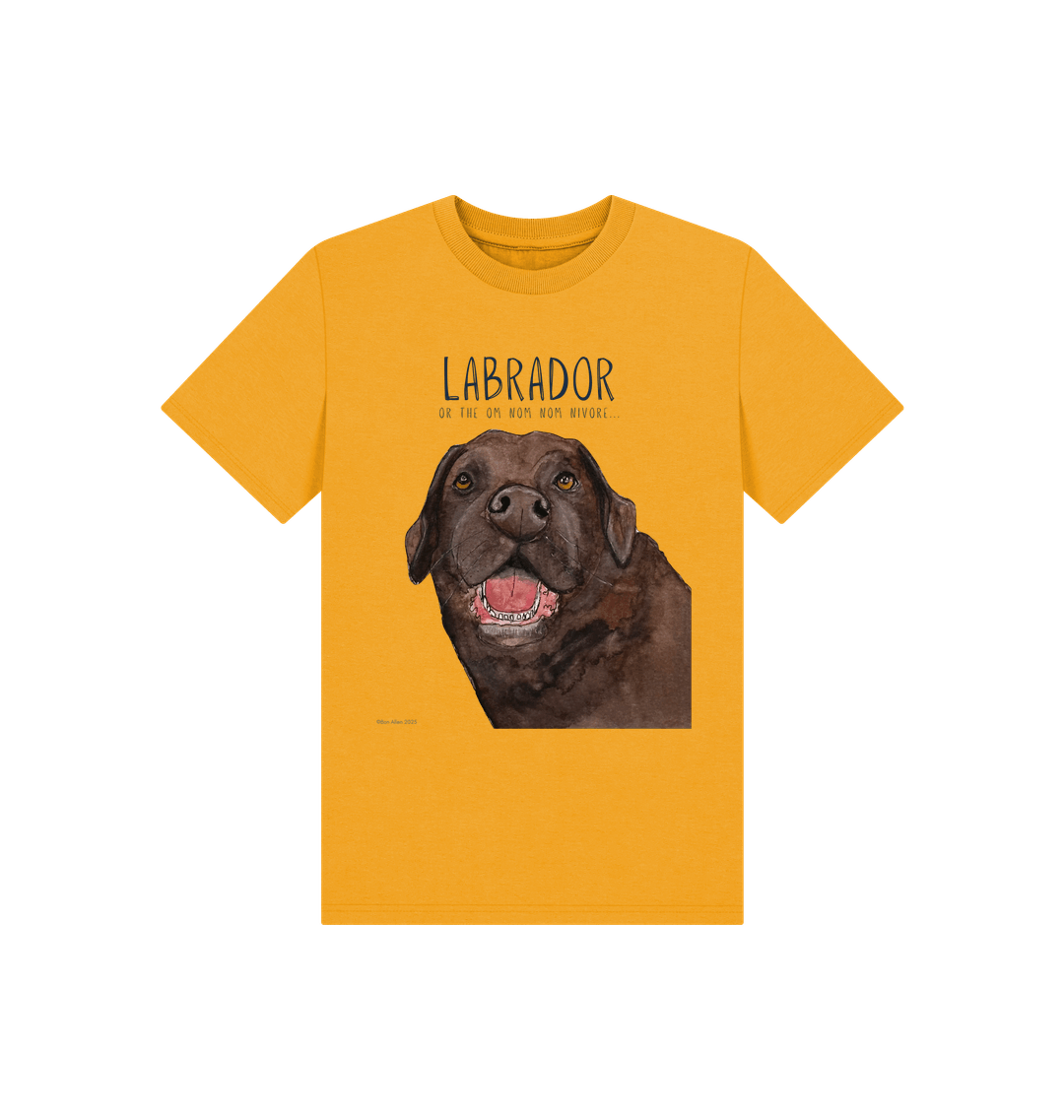 Chocolate Labrador Snack Patrol Kids T-Shirt