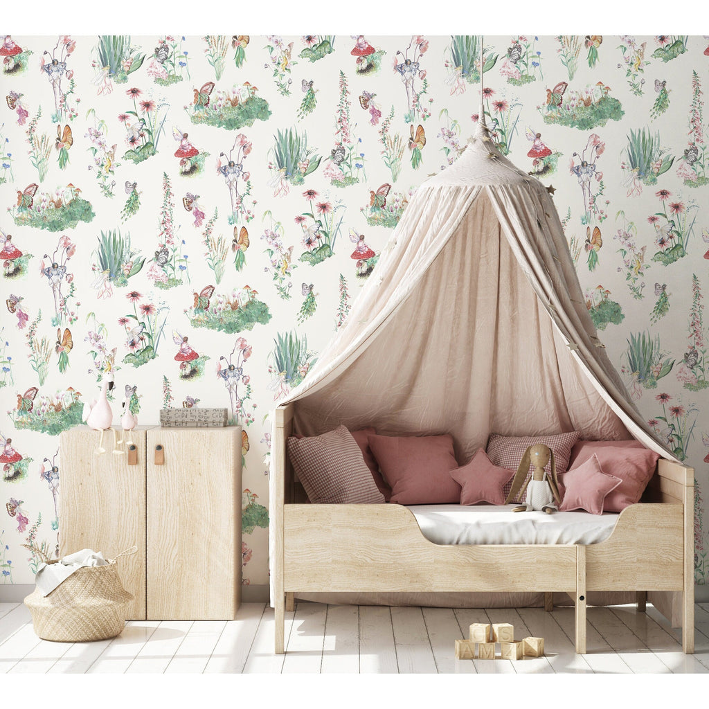 Fairy Garden Wallpaper for Children's Bedrooms