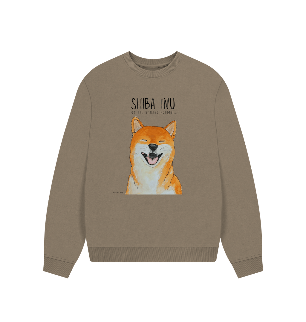 Cuddle Criminal Smiling Shiba Sweatshirt