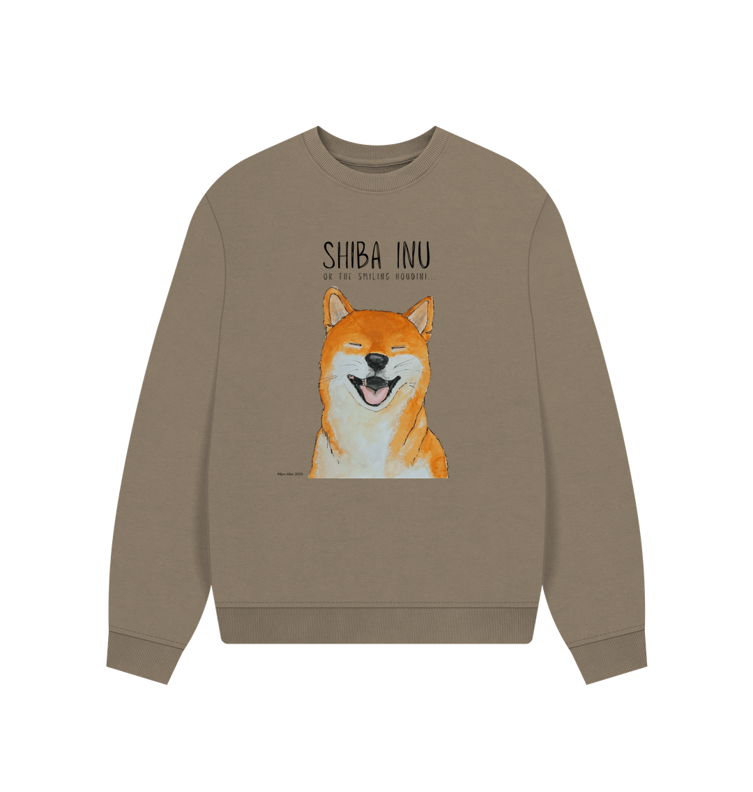 Cuddle Criminal Smiling Shiba Sweatshirt