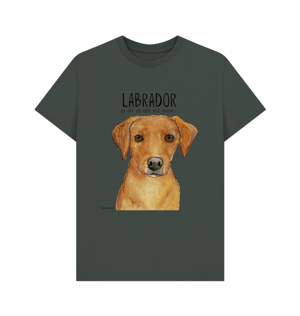 Fox Red Labrador Men's Tee Snack Goals and Tail Wags