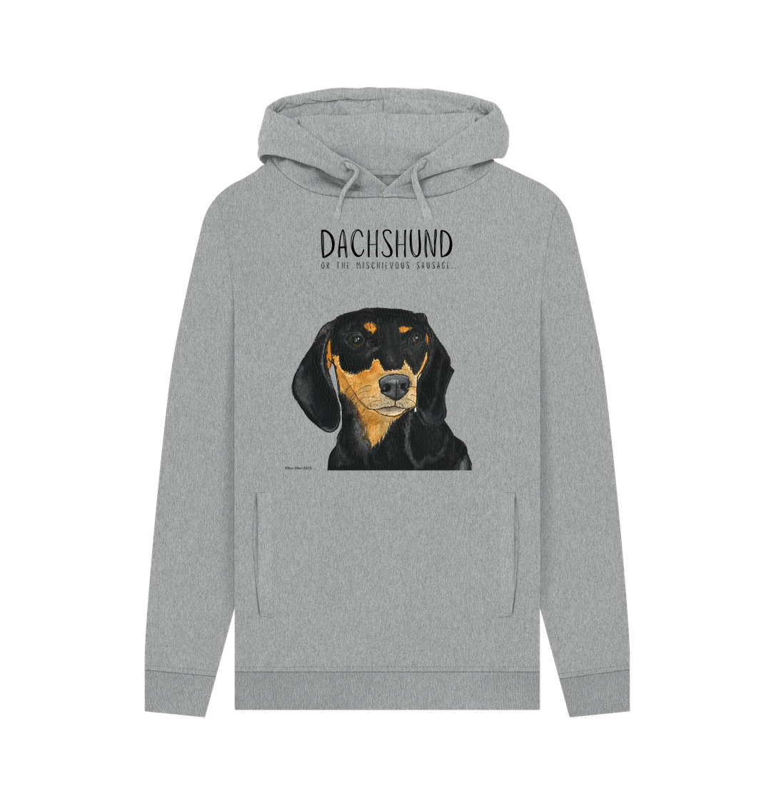 Black and Tan Dachshund Hoodie Small Legs Big Attitude