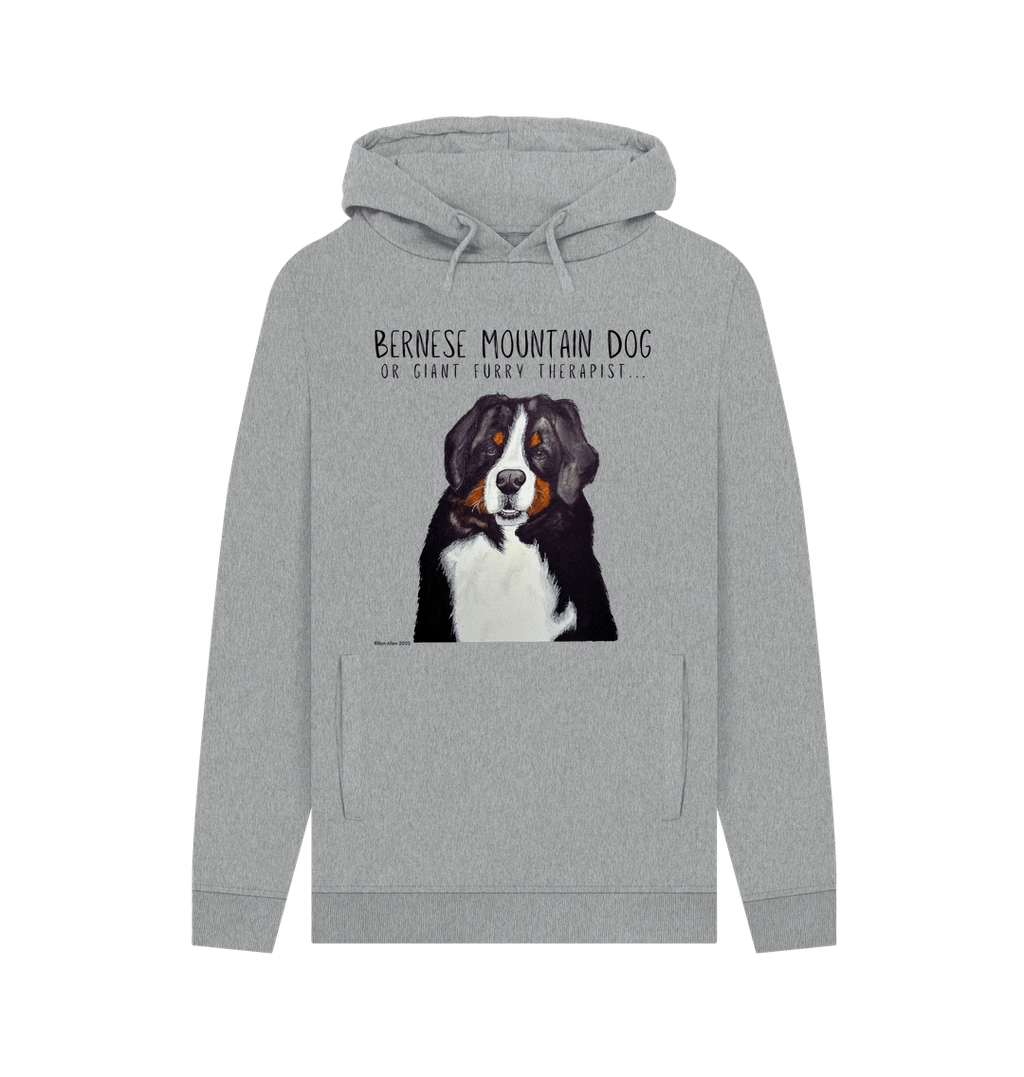 Bernese Mountain Dog Hoodie for Men Cosy Warm and Rather Good