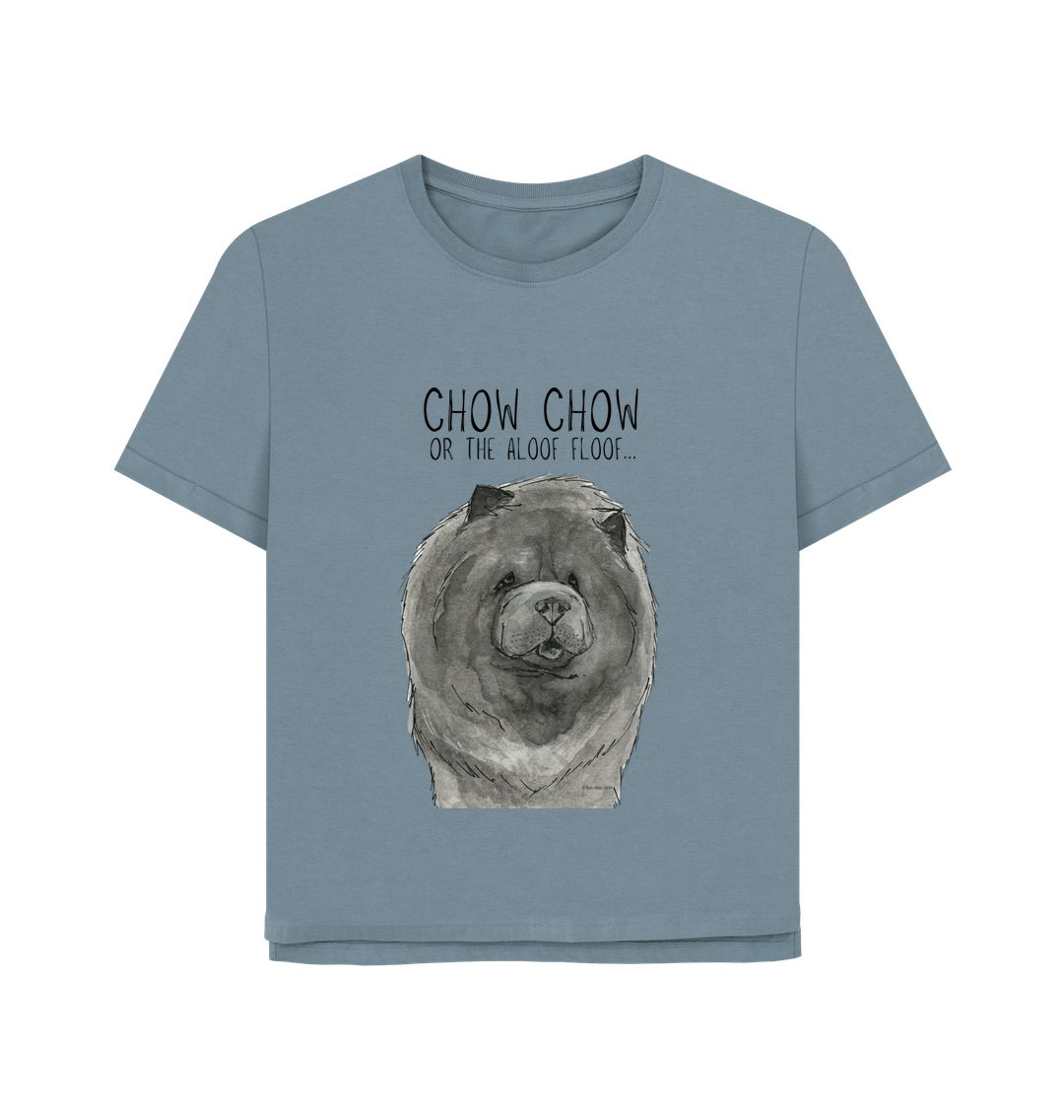 Blue Chow Chow Women's Relaxed Fit T-Shirt
