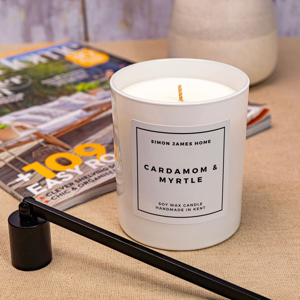 Cardamom and Myrtle Handmade Soy Wax Candle