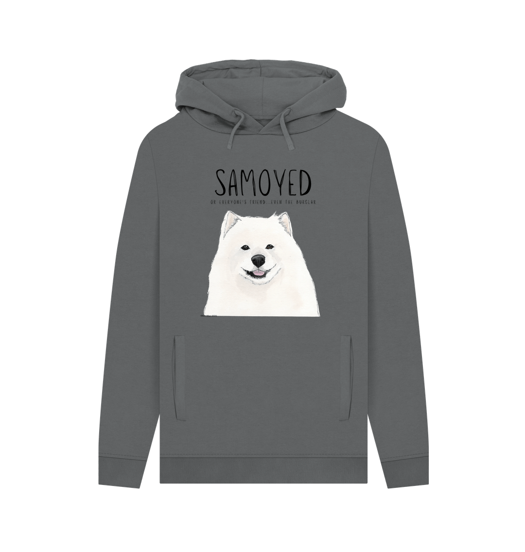 Samoyed Hoodie for Men - Organic Cotton Pullover