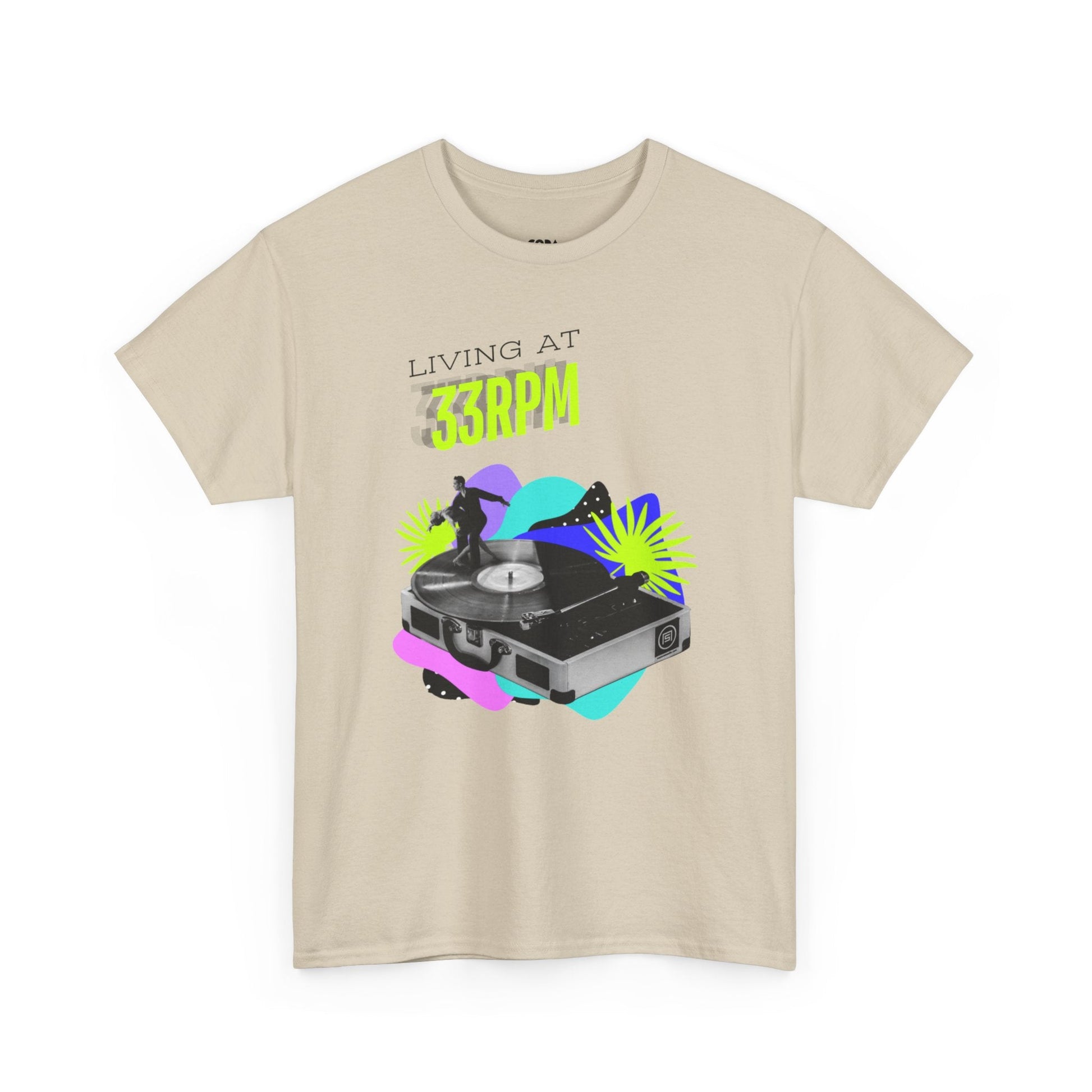Living at 33rpm Flouro Men's T-Shirt