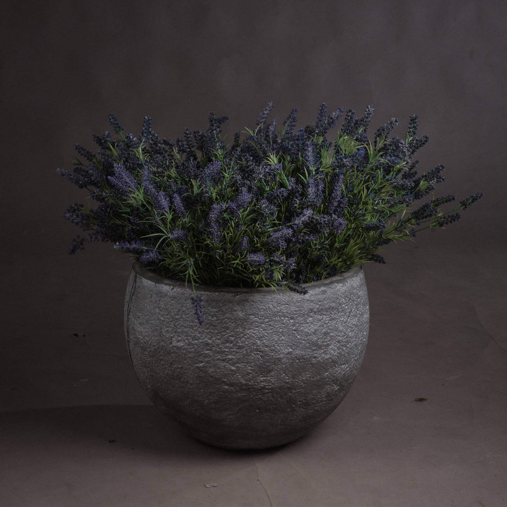 Realistic purple lavender bouquet with 12 lifelike flower heads, perfect for French country decor by Sostter at brixbailey.com