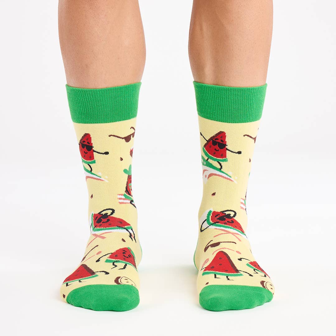 One in a Melon Watermelon Socks