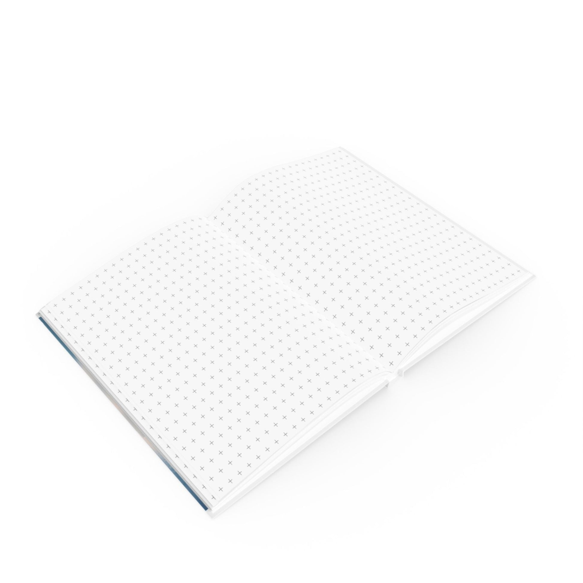 Serene Snowfall A5 Hardcover Journal with Tranquil Winter Design