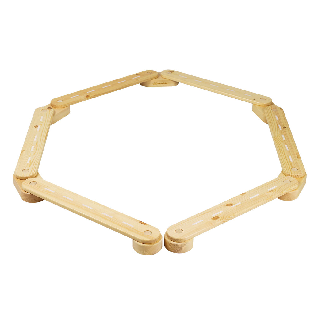 Wooden Balance Beam Sensory Path for Kids – Educational & Fun by MeowBaby at www.brixbailey.com