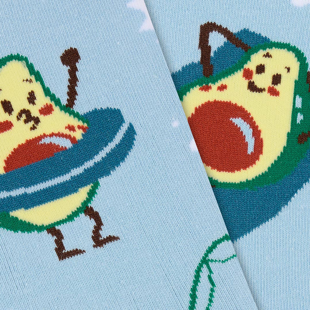 Avocado Beach Party Socks