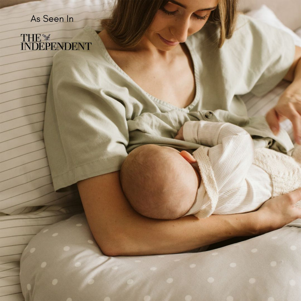 5 in 1 Cocoon Dotted Nursing Pillow Set